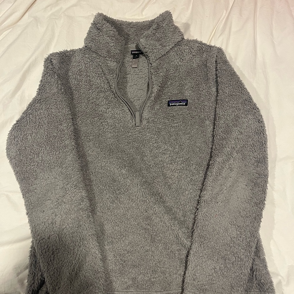 Grey Patagonia Sherpa Sweatshirt